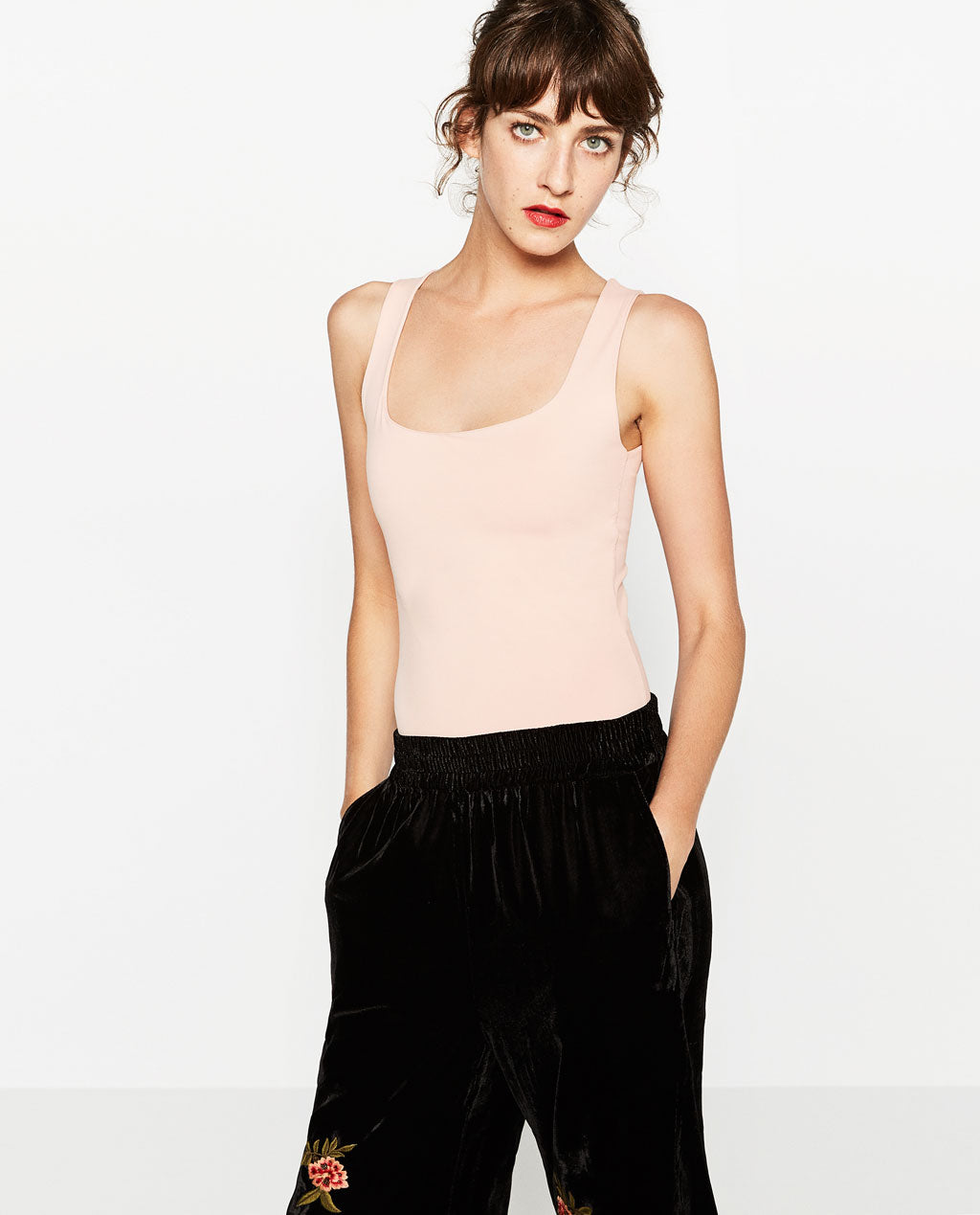WIDE STRAP TOP