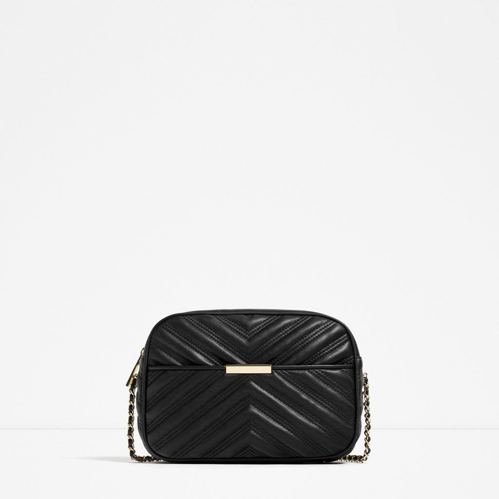 QUILTED CROSS BODY BAG