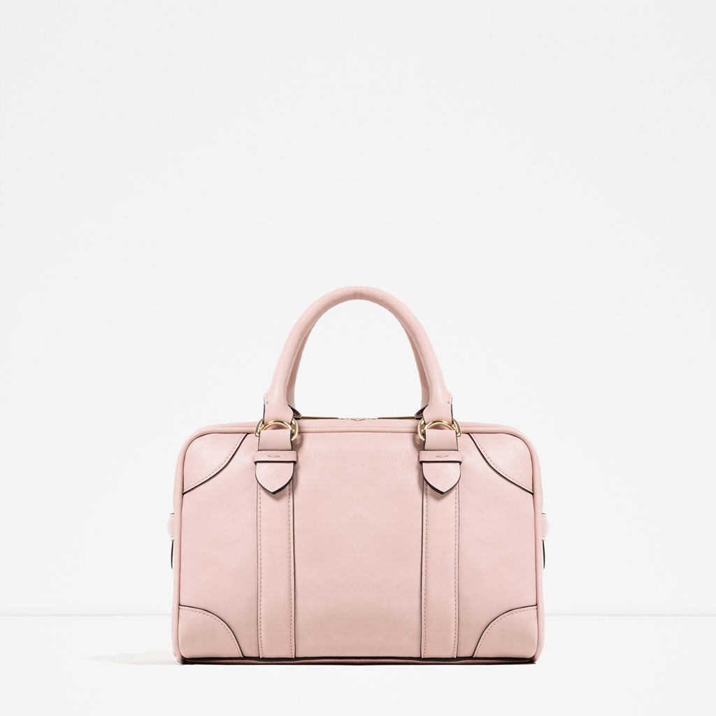 BUCKLED BOWLING BAG