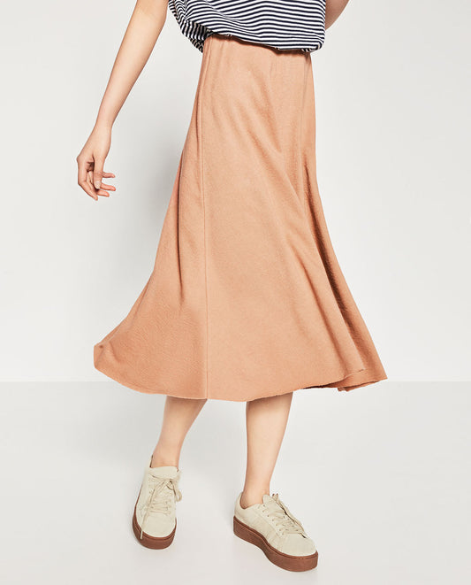 MID-LENGTH SKIRT