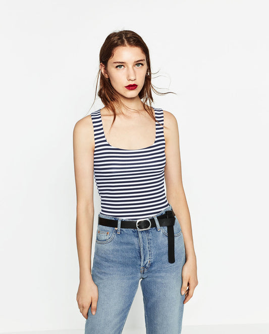 WIDE STRAP TOP