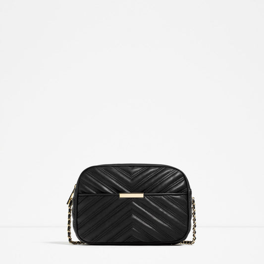 QUILTED CROSS BODY BAG