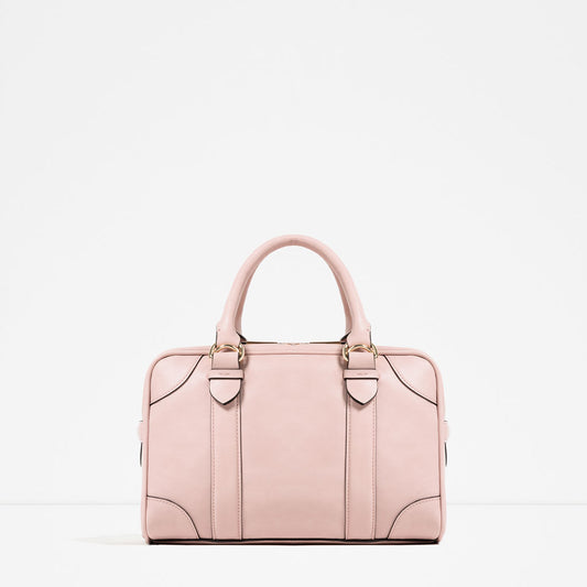 BUCKLED BOWLING BAG
